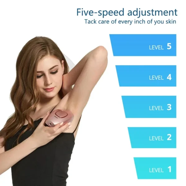 kf-S4259382184e7424eb9f8a5084e39a733M Épilateur laser permanent, indolore et adapté à toutes les zones du corps.